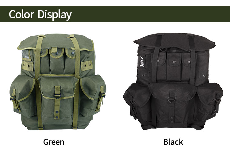 BK-5066 YAKEDA Olive Monotone Operator Green Tactical Alice Rucksack Combat Field Backpack